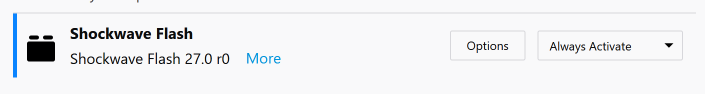Firefox Adobe Flash Always Activate